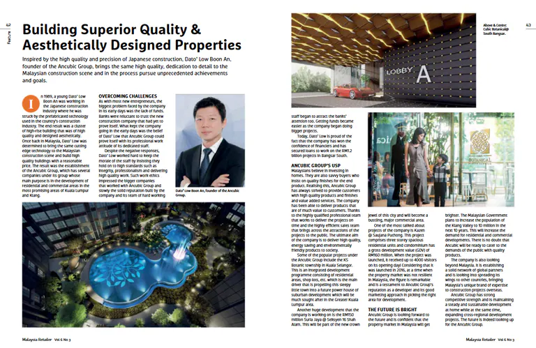 [Malaysia Retailer] MRCA Feature Ancubic Building Superior Quality & Aesthetically Designed Properties — 1