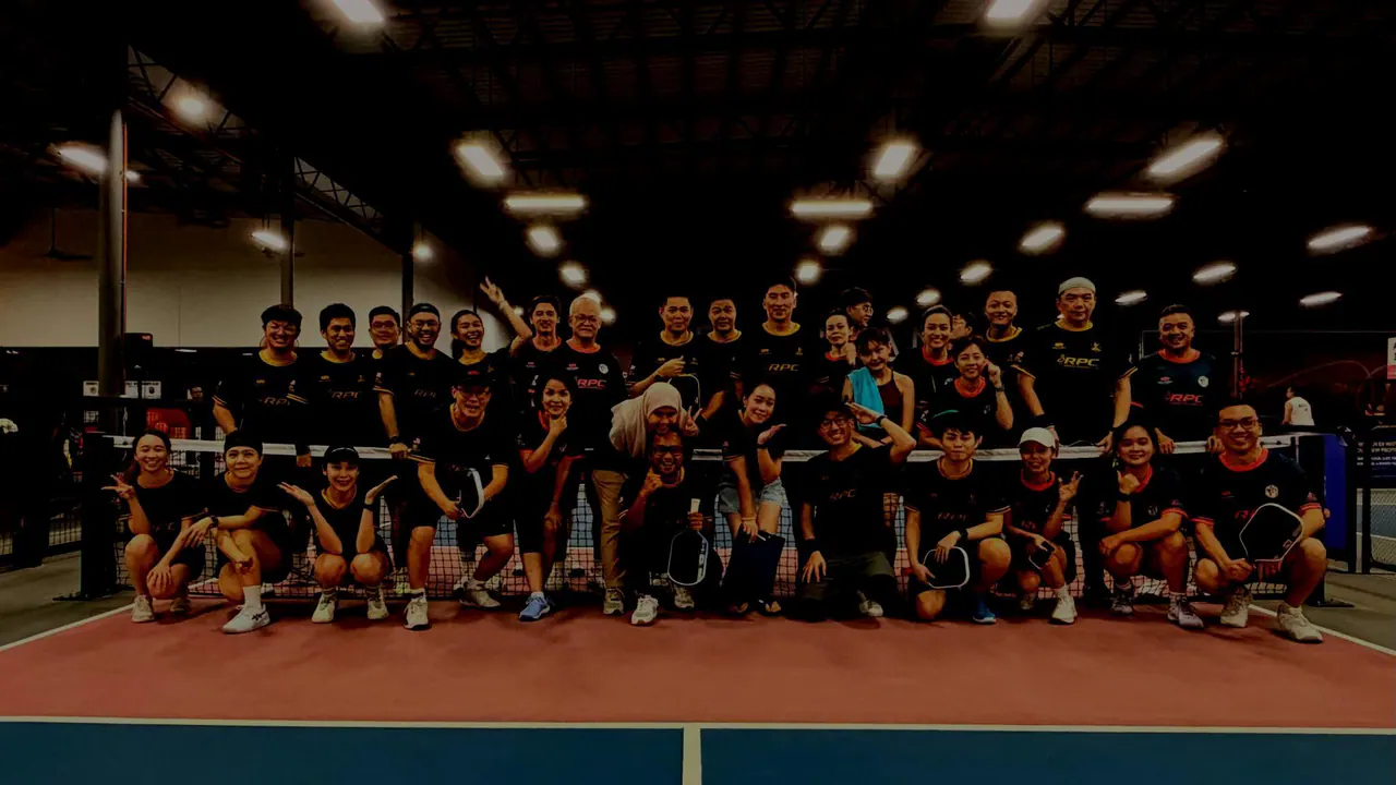 Perhimpunan komuniti pickleball di Ancubic PickleClub