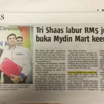 Mydin 开幕典礼 — 1